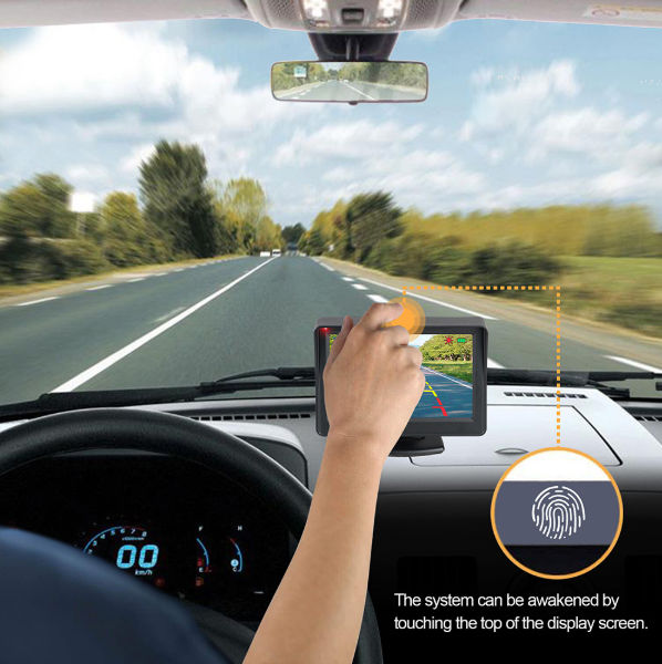 Newest wireless Digital Solar-powered European license frame Rear view EU car backup camera supplier