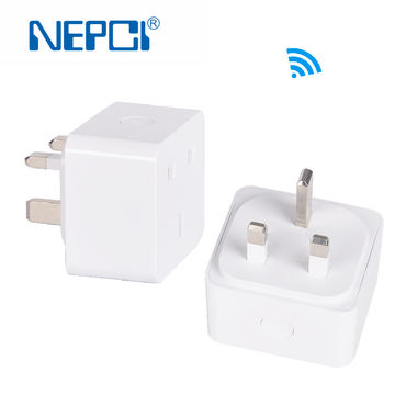 Enchufe Inteligente Inalámbrico Tipo US NEPCI XJY-ZN-22 compatible con ISO y Android 15A, Enchufe Inteligente WIFI