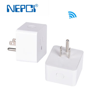 Enchufe Inteligente WiFi Tipo EU NEPCI XJY-ZN-16, Toma de Corriente Inalámbrica Inteligente Compatible con ISO y Android 16A
