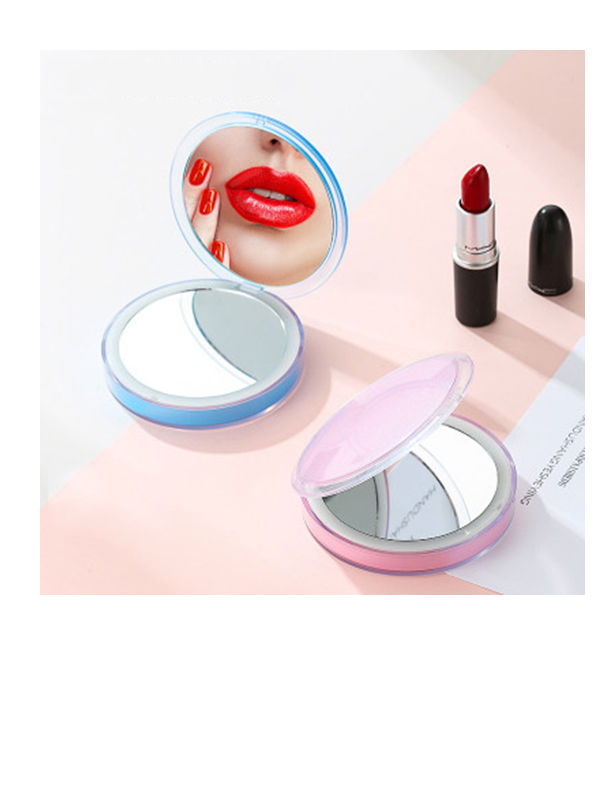 Makeup Case Mirror Led, Portable Makeup Case With Led Lighted Mirror