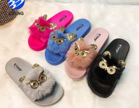 girls owl slippers