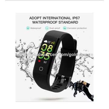 C6S Bluetooth Waterproof Smart Bracelet Blood Pressure Heart Rate for