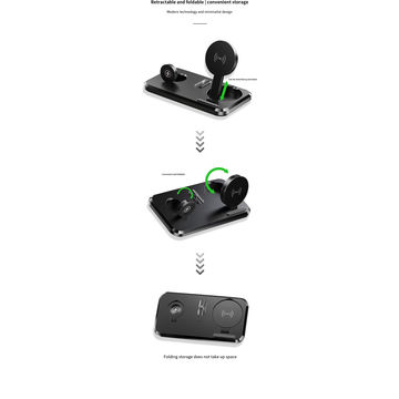 Soporte de carga inalámbrico multifunción 3 en 1 para cargador inalámbrico de Apple Watch