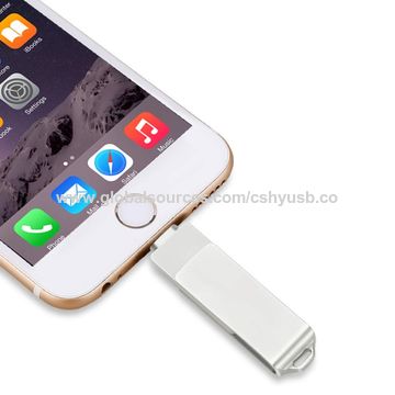 Clé USB 32Go 3 in 1 Mémoire Stick pour Iphone Android Smartphone et  Tablette - Argenté