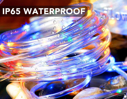 China LED Waterproof Rope Lights, 33ft 100 LED 16 Colors RGB Casing ...