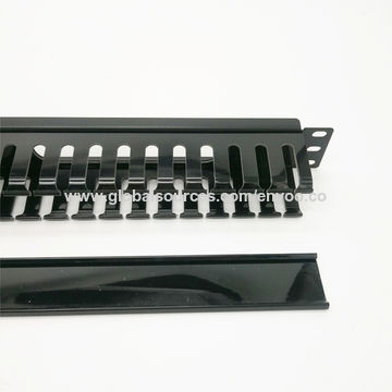1u 19 Inch Cable Manager 24 Slot Horizontal Rack Mount Wire Management  Server Rack Cable Management - China Cable Management, Network Cabinet