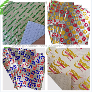 Butter Foil Wrapping Paper Custom Printed Plain Manufacturers