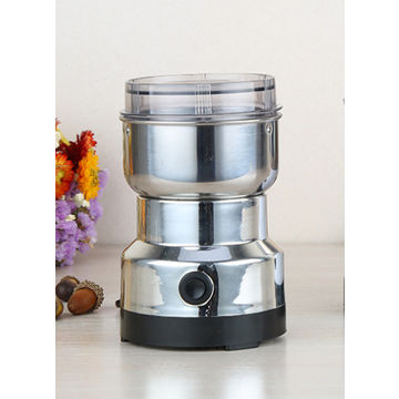 Coffee Bean Grinder Electric, Food Processor, Food Mixer, Powerful Spice  Grinder Electric, Grain Mills, Espresso Grinder Herb Grinder Coffee Grinder  For Spices,nuts,12 Cups, One Touch Push-button Control With Brush,coffee  Spoon,2 Blades 