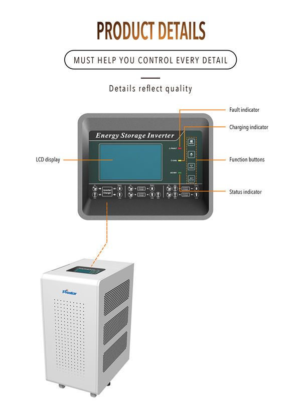 12000w12kw 48vdc Solar Power Inverter Hybrid Bi Directional Three Phase On Off Grid Inverter 7079