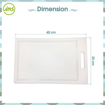 Buy Wholesale Taiwan Thin White Juice Grooves Pe Plastic Cutting Board &  Thin White Juice Grooves Pe Plastic Cutting Board at USD 2.16