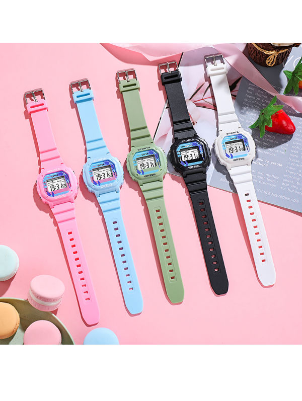 Compre Reloj Digital Dama Reloj De Pulsera De Plástico Reloj