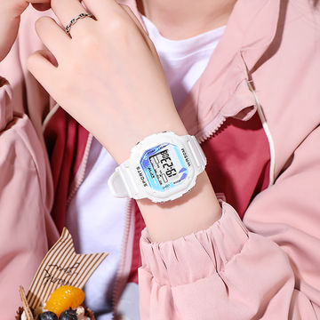 Compre Reloj Digital Dama Reloj De Pulsera De Plástico Reloj