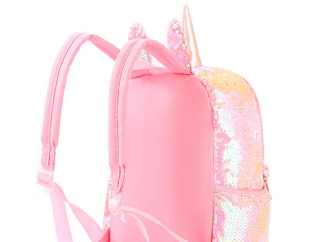unicorn sequin backpack personalized