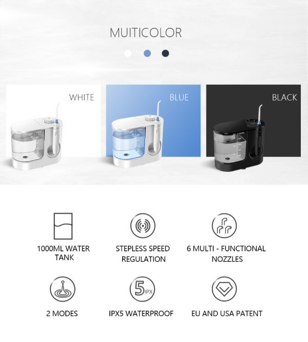 China 2021 water flossers electric dental floss for teeth portable