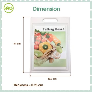 PE Non-slip Mildew Proof Chopping Board Food Cutting Mat Multi