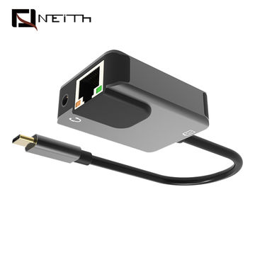 Buy Wholesale China Usb-c To Rj45 Ethernet Network Adapter With Pd3.0 3.5mm  Audio Jack & Usb-c To Rj45 Adapter Gigabit Ethernet Pd 3.0 at USD 12.67