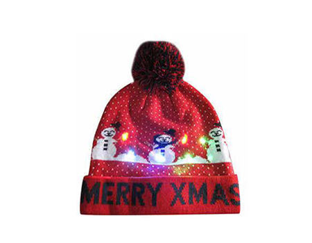 Christmas Hat Beanie Knit Cap 