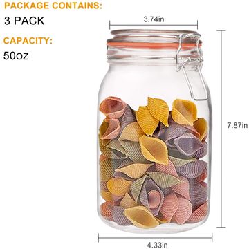 Glass Candy Buffet Apothecary Jar, H-14.5 D-3 (Wholesale 4 PCS/Case)