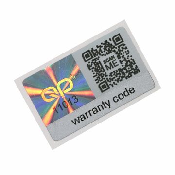 Autocollant de sécurité hologramme gratter avec code à barres du numéro de  série - Chine Gratter l'autocollant, l'hologramme gratter sticker  autocollant