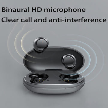 Auriculares inalámbricos Bluetooth V5.2 compatibles con Lenovo ThinkPad 8  con funda de carga para auriculares intrauditivos (V5.2 negro)
