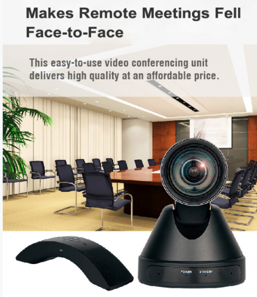 La mejor cámara web en la sala de conferencias