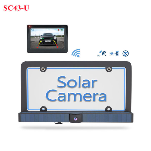 Good Night Vision Camera Parking System Us Licence Plate Totally Wireless  Solar Power - China Solar Power Car Camera, Solar Auto Camera