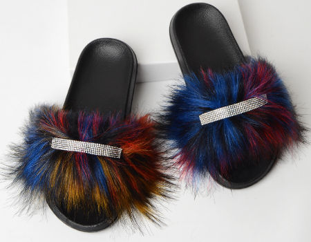 plush fur slides