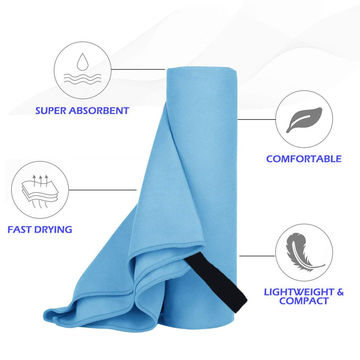 100% Cotton Gym Towels Sports Fitness Workout Sweat Towel Super Soft and  Absorbent 2 Pack 33*100cm