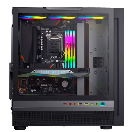 2021 Newest High Quality Gaming Computer Case With Full Glass ATX ...