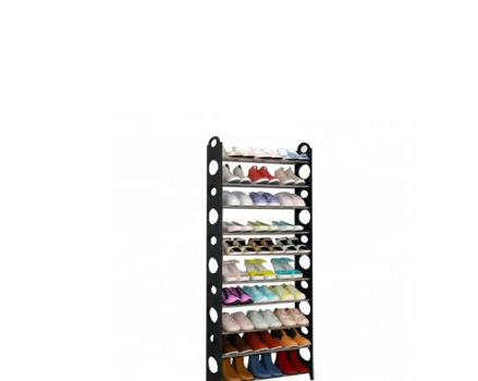 Buy Wholesale China 30 Pair 10 Tier - Space Saving Storage Home Free  Standing Shoe Tower Rack & 10 Tier Shoe Tower Rack at USD 4.3