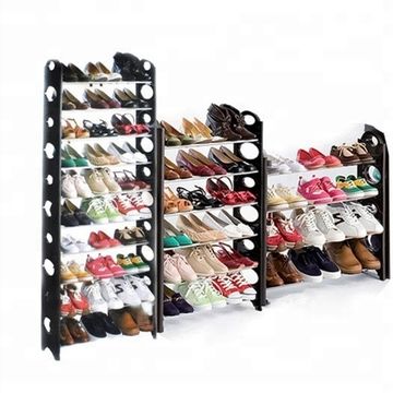 Buy Wholesale China 30 Pair 10 Tier - Space Saving Storage Home Free  Standing Shoe Tower Rack & 10 Tier Shoe Tower Rack at USD 4.3