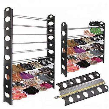 Buy Wholesale China 30 Pair 10 Tier - Space Saving Storage Home Free  Standing Shoe Tower Rack & 10 Tier Shoe Tower Rack at USD 4.3