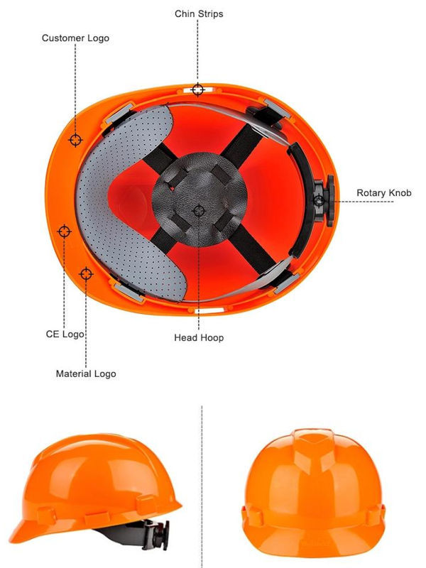 Fashion hard hat parts