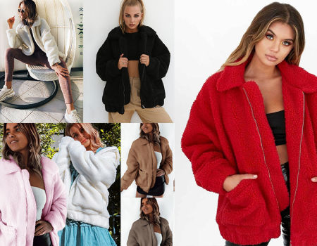 green teddy bear jacket