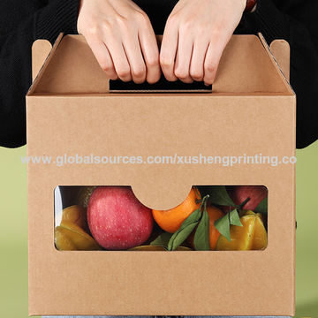 Buy Wholesale China New Year Kraft Paper Gift Box Fruit Packing Box  Specialty Dry Gift Box Empty Rectangular Large & Fruit Packing Box at USD 1