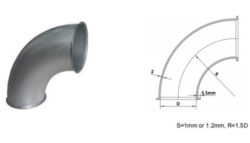 China 200mm Pressed Bends Galvanized Steel on Global Sources,pressed ...