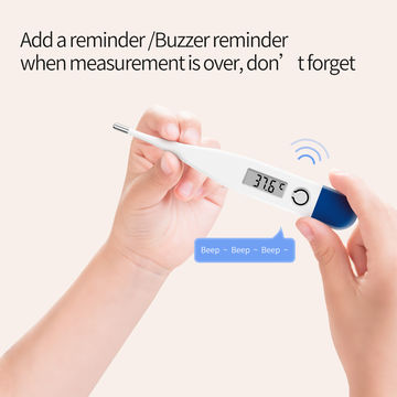 Accurate Digital Oral Thermometer for Kid, Baby, and Adult - Rectal and  Underarm Temperature Measurement for Fever Monitoring (Blue)