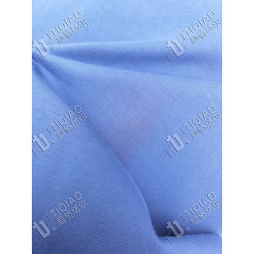 Tela orgánica del jersey del spandex de algodón