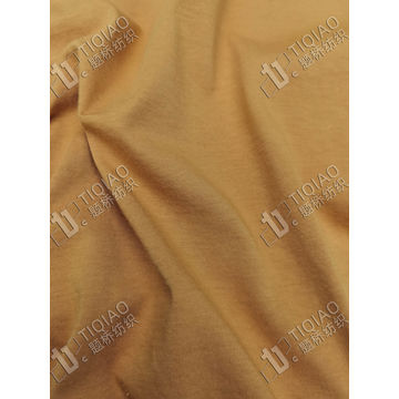 Tela orgánica del jersey del spandex de algodón