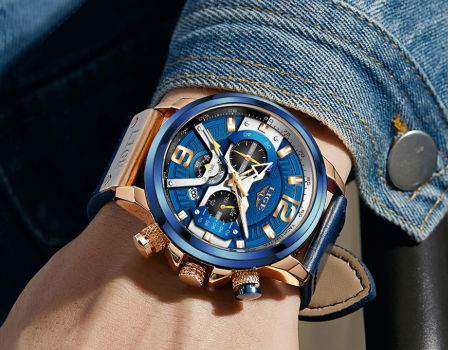 Wristwatches Top Brand Luxury Military Fashion Sport Watch Men gold  Wristwatch