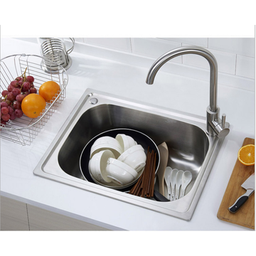 304 Stainless Steel Kitchen Sink Double Sink Home Kitchen item Above  Counter Dish Washing vegetable Basin