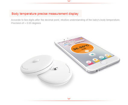 New iFever Baby Intelligent Thermometer Bluetooth Smart Wearable Termometro  Health Monitors Electronic Baby Infrared Thermometer - AliExpress