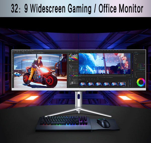 High quality large screen 44 inch gaming monitor FA2QC 120hz 2k with