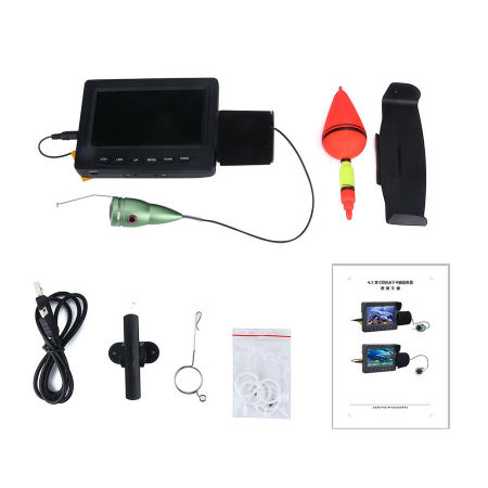 4.3Inch HD Color Monitor Underwater Fishing Video Camera HD 1000