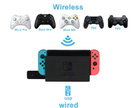 Magic-ns Wireless Controller Adapter For Nintendo Switch & Pc&