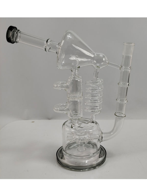 8inch Small Glass Bong Clear Glass Water Pipe Smoking Hookah Bongs