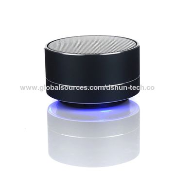 Mini Tragbarer A10 Runder LED Bluetooth Lautsprecher mit CE/RoHS