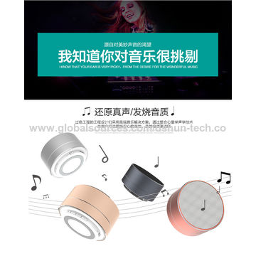 Mini Tragbarer A10 Runder LED Bluetooth Lautsprecher mit CE/RoHS