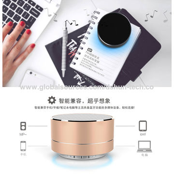 Mini Tragbarer A10 Runder LED Bluetooth Lautsprecher mit CE/RoHS