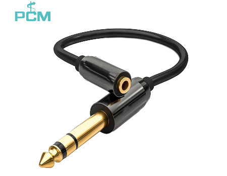 10 X Gold 6.35mm Male 1/4 Stereo Plug Audio Connector S  AT2 